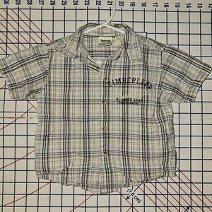 Timberland Boys Plaid Shirt, Size 18 Mo.